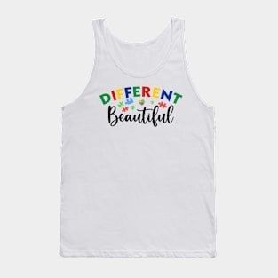 Different Beautiful Autism Awareness Gift for Birthday, Mother's Day, Thanksgiving, Christmas Tank Top